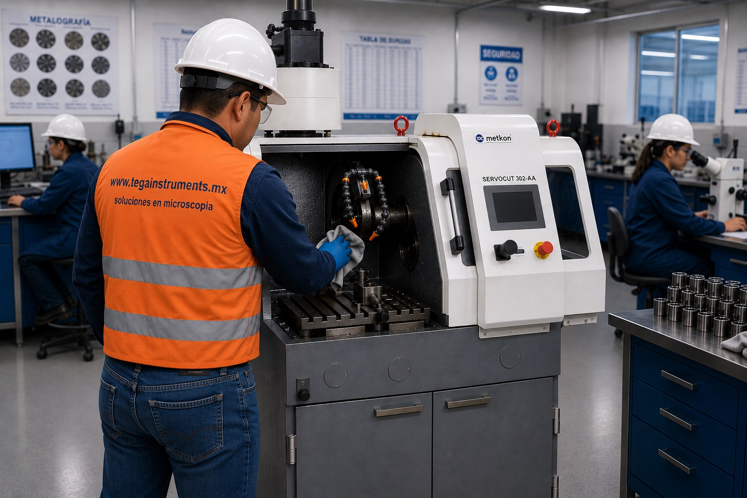 ZEISS Axio Imager.A1m completamente desarmado durante servicio t&eacute;cnico en laboratorio de metalograf&iacute;a